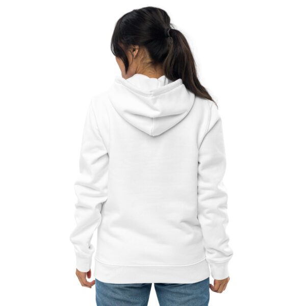 unisex essential eco hoodie white back 653d220889d1b