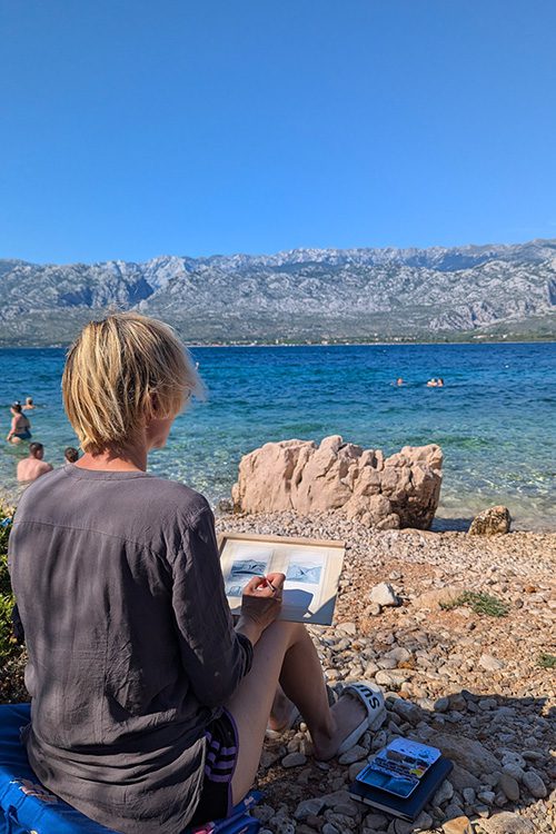 watercolours Croatia bts mugaska joanna mugford3