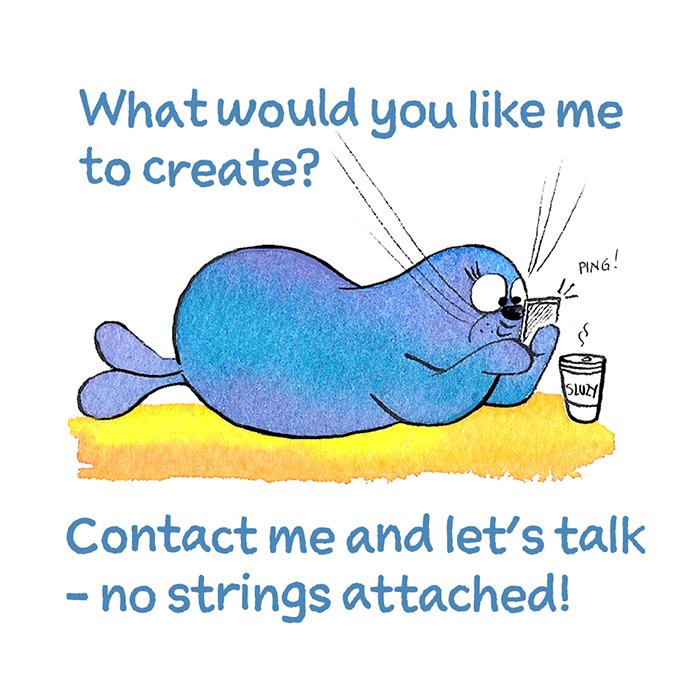 Custom illustration contact me page8